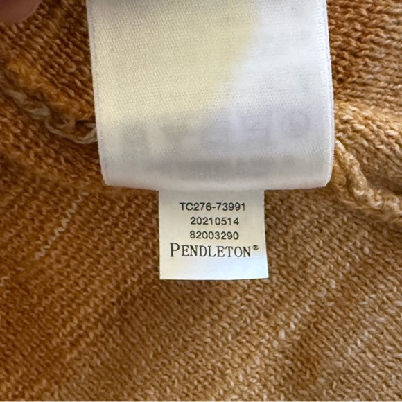 Pendleton Southwestern Top Pullover Cotton Knit Aztec Boho Relaxed Medium - Picture 7 of 9